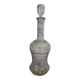 Antique glass bottle with stopper – vintage glassware