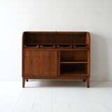 Vintage Scandinavian oak secretaire by Nybro Möbelfabrik
