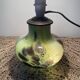 Polychrome crystal lamp base from crystal artisan Klein in Baccarat