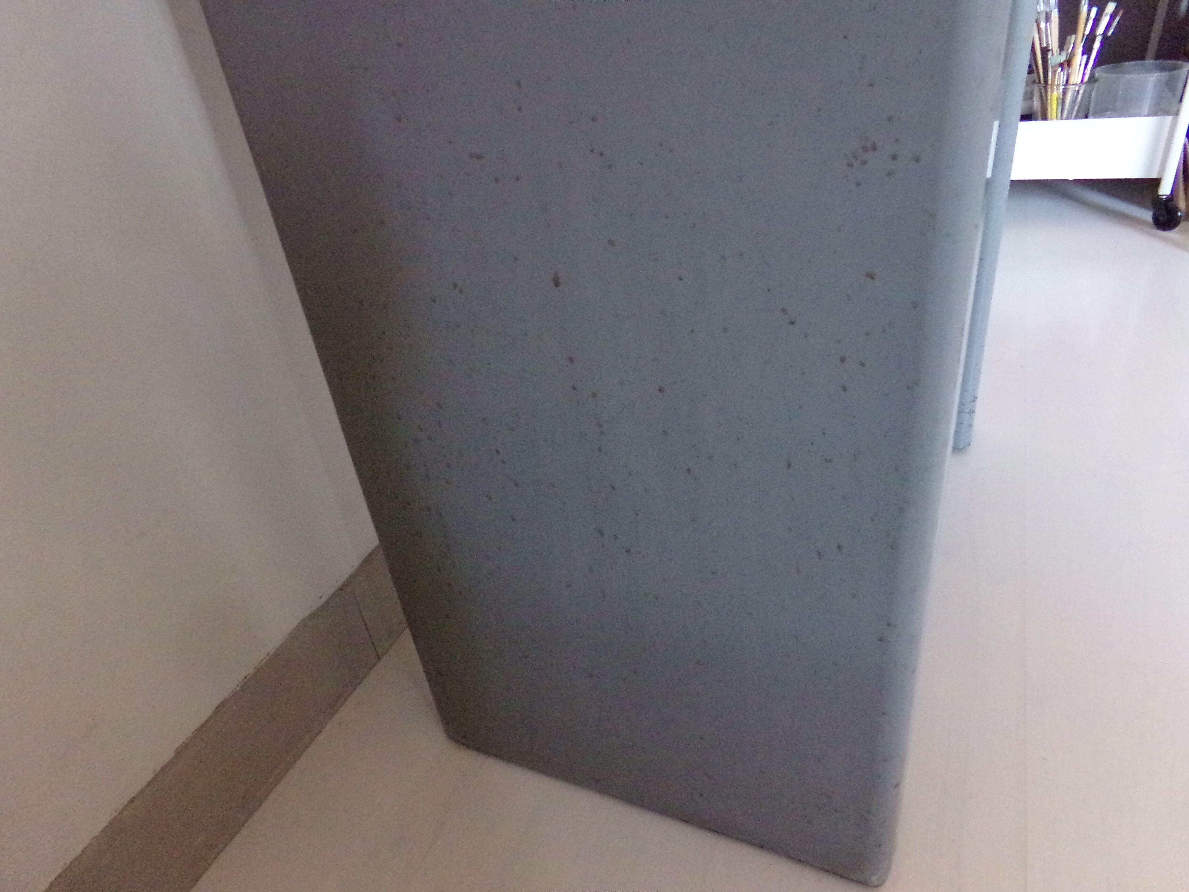 Steel industrial desk