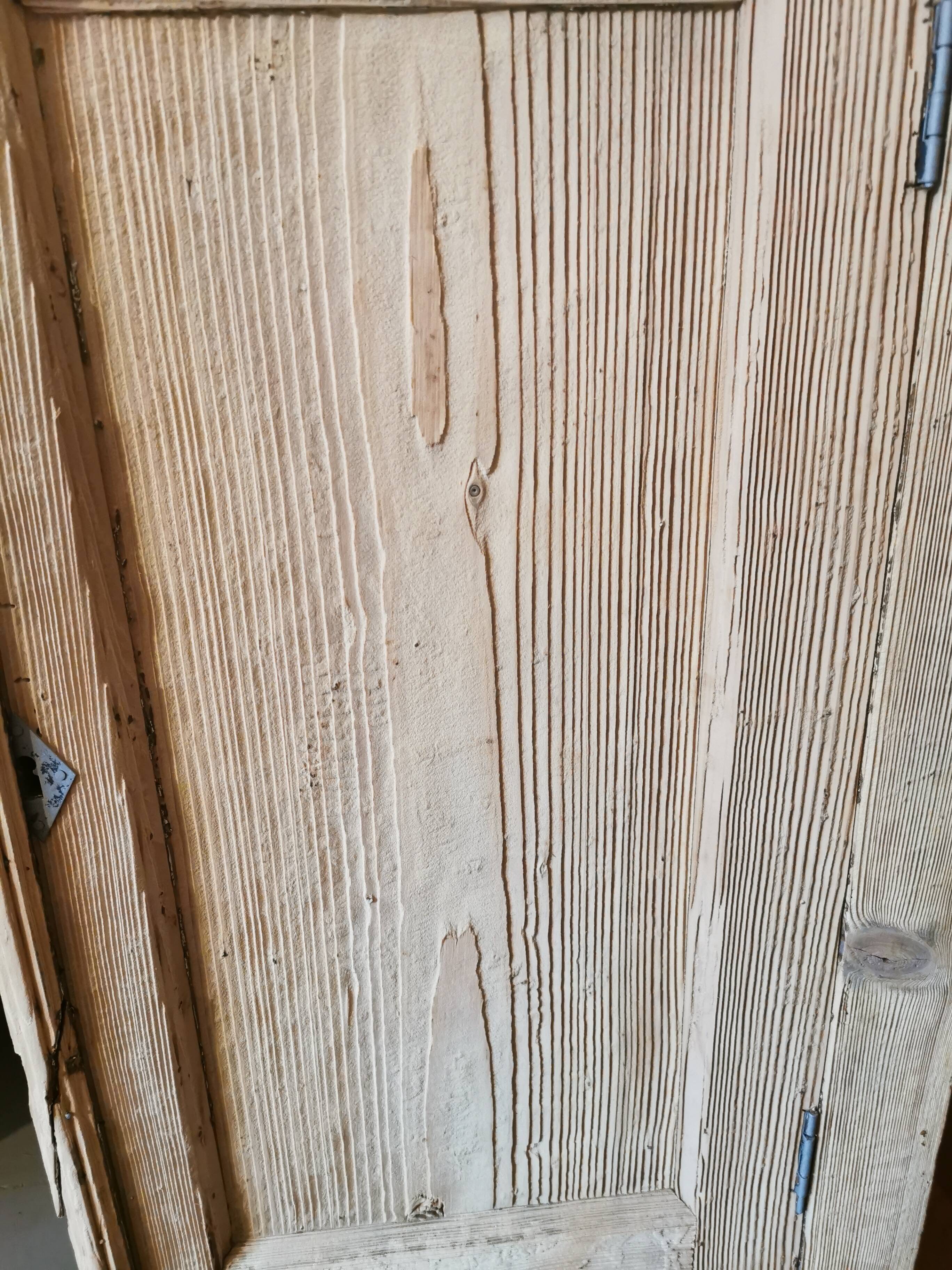 Parisian sideboard vintage raw wood