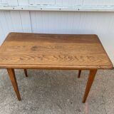 Desk with 1 drawer, oak top, 105x56cm