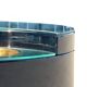 Table basse Willy Rizzo Yin-Yang - Laque, laiton & verre (Circa 70)