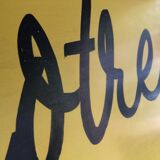 Painted metal plate 1mx1m 60s closing workshops