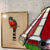 Tiffany style stained glass lamp