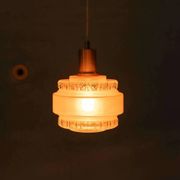 Vintage glass pendant from the 60s, Scandinavian glass pendant.