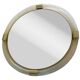 Round Torciglione Gold Murano Glass Wall Mirror by Simoeng for Simoeng