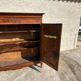 Antique wardrobe Louis XV style walnut