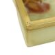 Vintage Italian Smoker's Box Jewelry Box Onyx Natural Stone