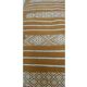 Hand-woven kilim hallway rug in natural wool
