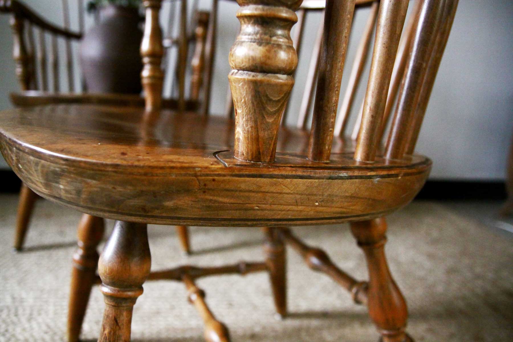 Western style vintage armchairs
