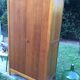 School vintage 1950 in blond oak wardrobe