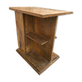 Modernist walnut veneer library