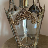 Bronze lantern chandelier