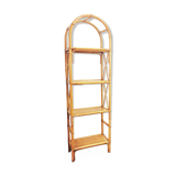 Vintage rattan shelf