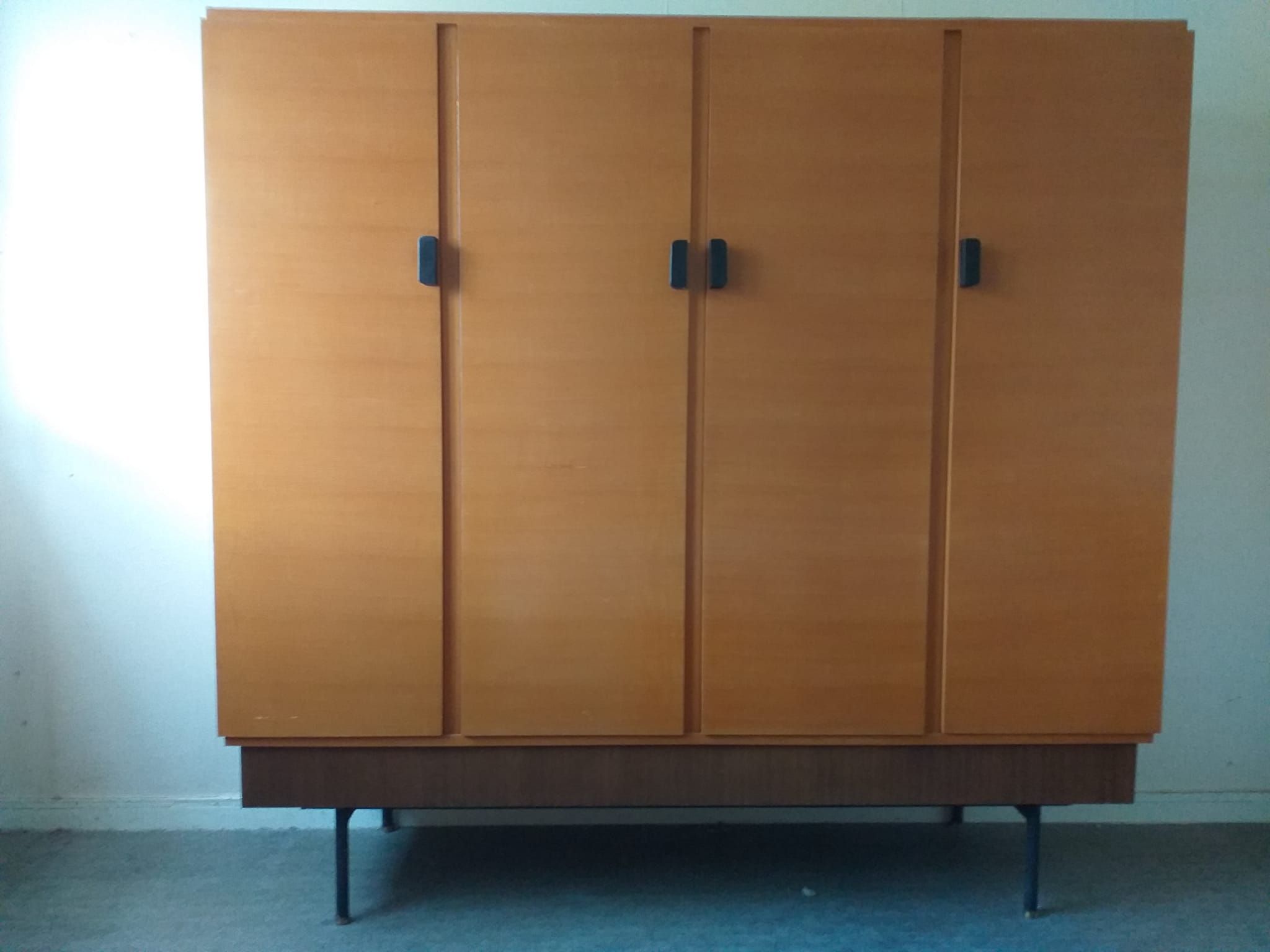 Set 1958 wardrobe dressing dandy and bed signed Paul Legay / Alex Andriolo