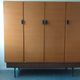 Set 1958 wardrobe dressing dandy and bed signed Paul Legay / Alex Andriolo