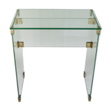 Console glass and bronze, France, 60 years