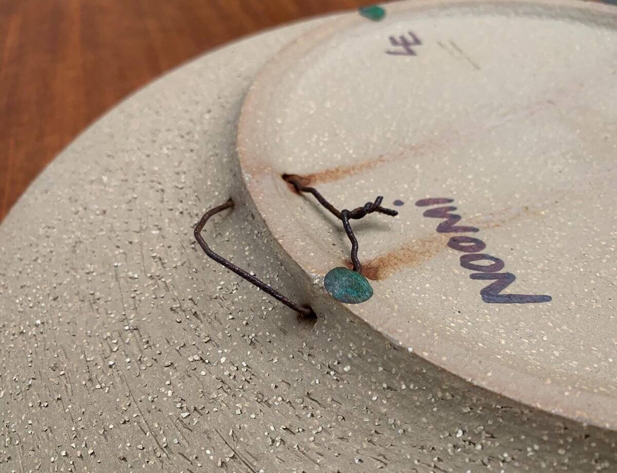 Wall plate / bowl in vintage Danish porcelain by Noomi Backhausen for Søholm