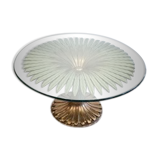 Round carved wooden dining table, Italy