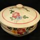 Soup tureen in earthenware from sarreguemines. chatenois model.