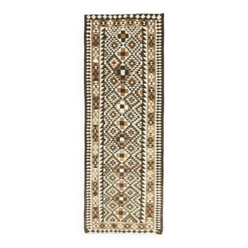 Tapis vintage turc en laine et coton noué à la main, années 1970
