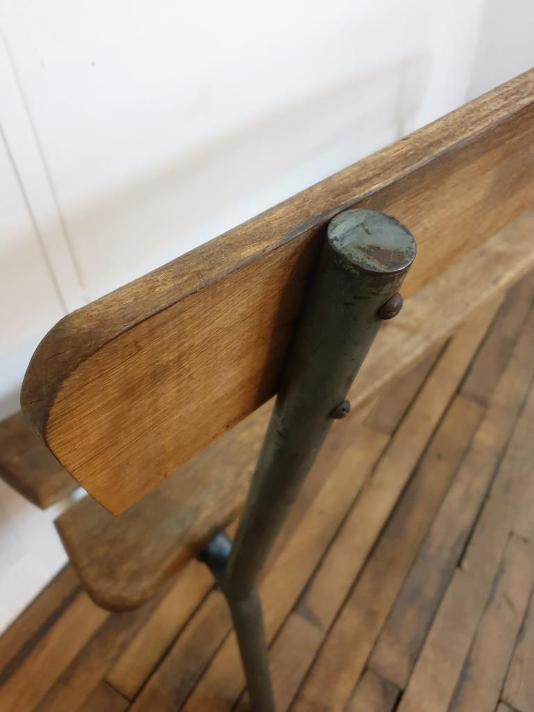 Locker room bench