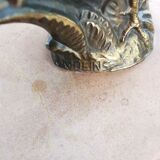 Pair of bronze bookends
