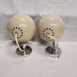 Pair of eyeball wall light  1950