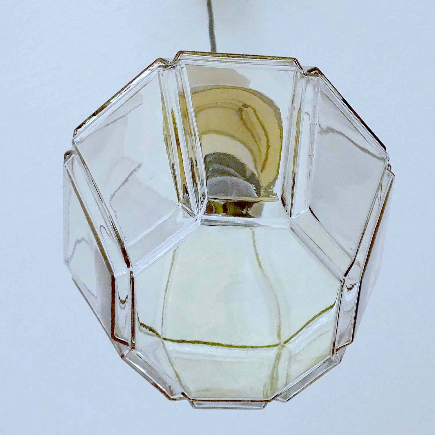Vintage Limburg Glass Pendant Light