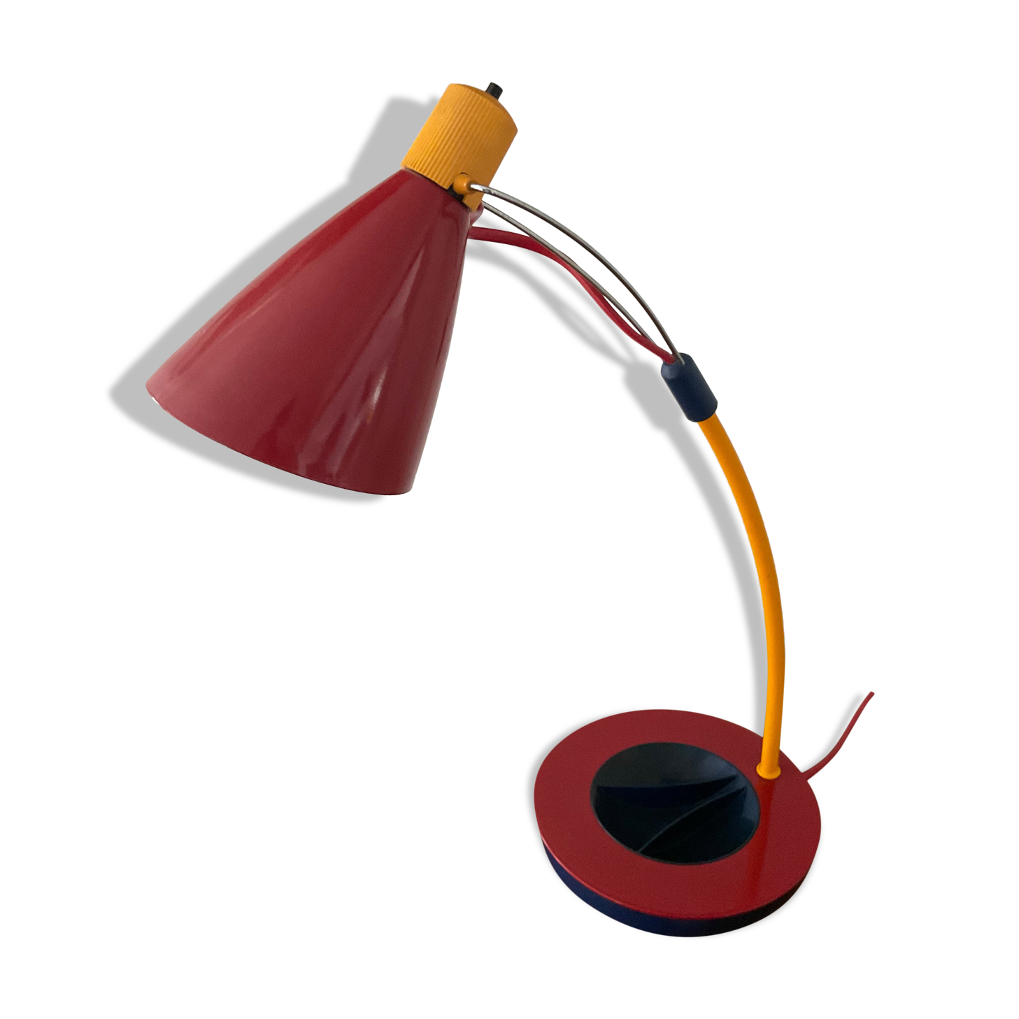 Articulated desk lamp of the 80s