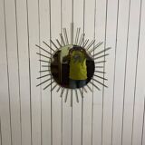 Golden metal sun mirror year 60