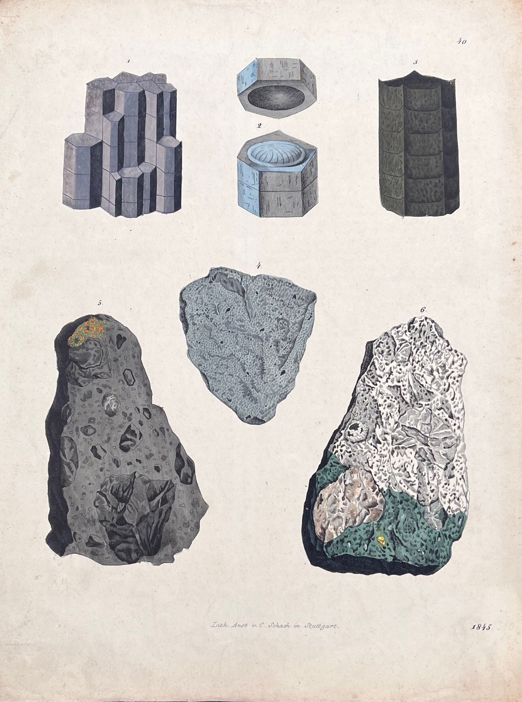 Mineral poster (lithograph)
