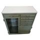 Heavy French Art Deco dentist cabinet, 1920/30s