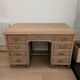 Solid wood desk
