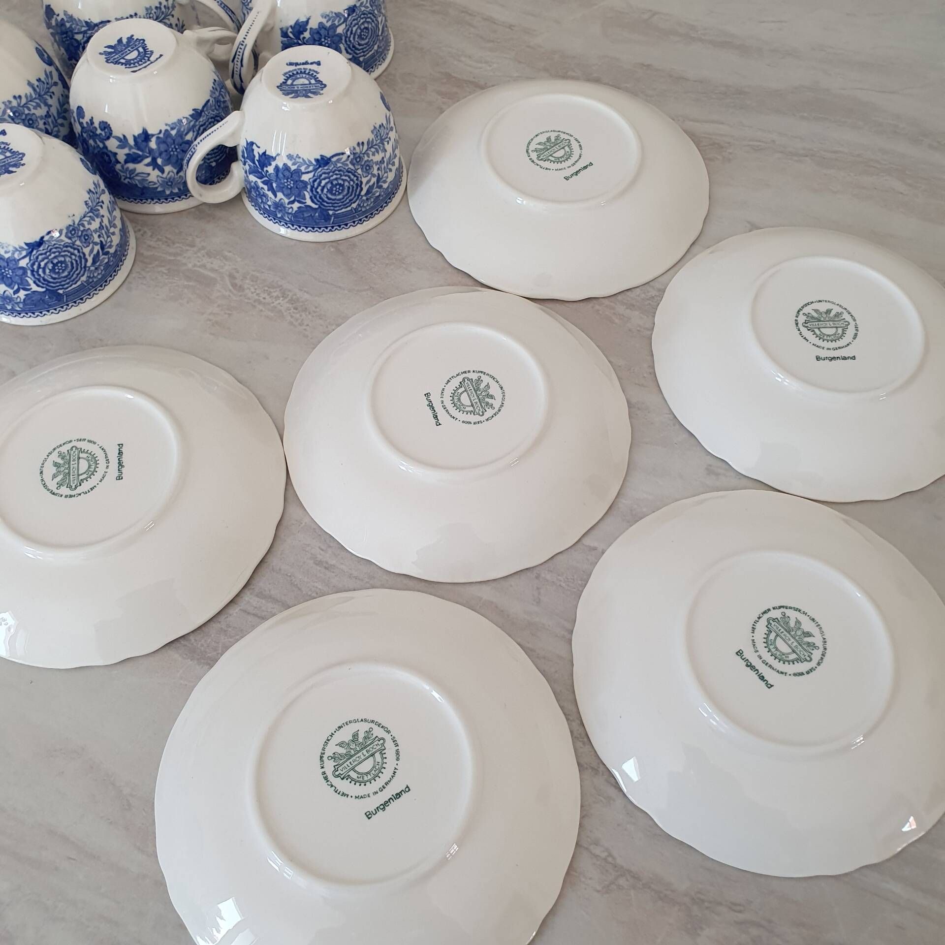 Villeroy & Boch collection Burgenland / Coffee service tea cups saucers
