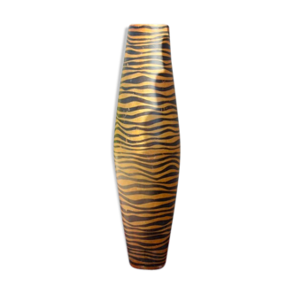Fiberglass zebra lamp