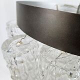 Murano glass chandelier with 14 tubular pendants