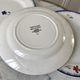 Set of 6 dessert plates Digoin Sarreguemines, years 30-40