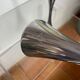 Pair of designer candle holders in stainless steel