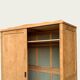Parisian art deco wardrobe sliding doors solid raw oak