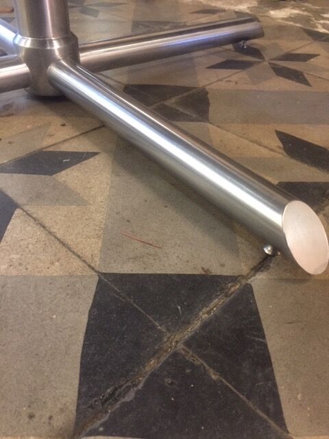 Danish table from the 90s in walnut