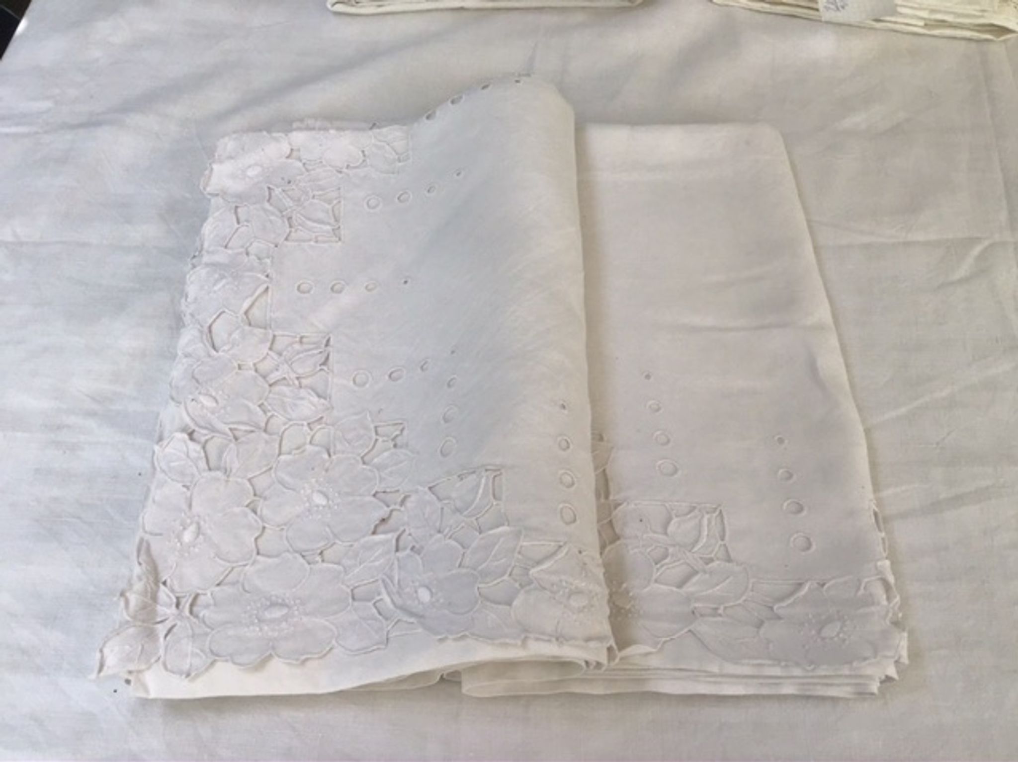 Drap Richelieu 2 personnes pur coton