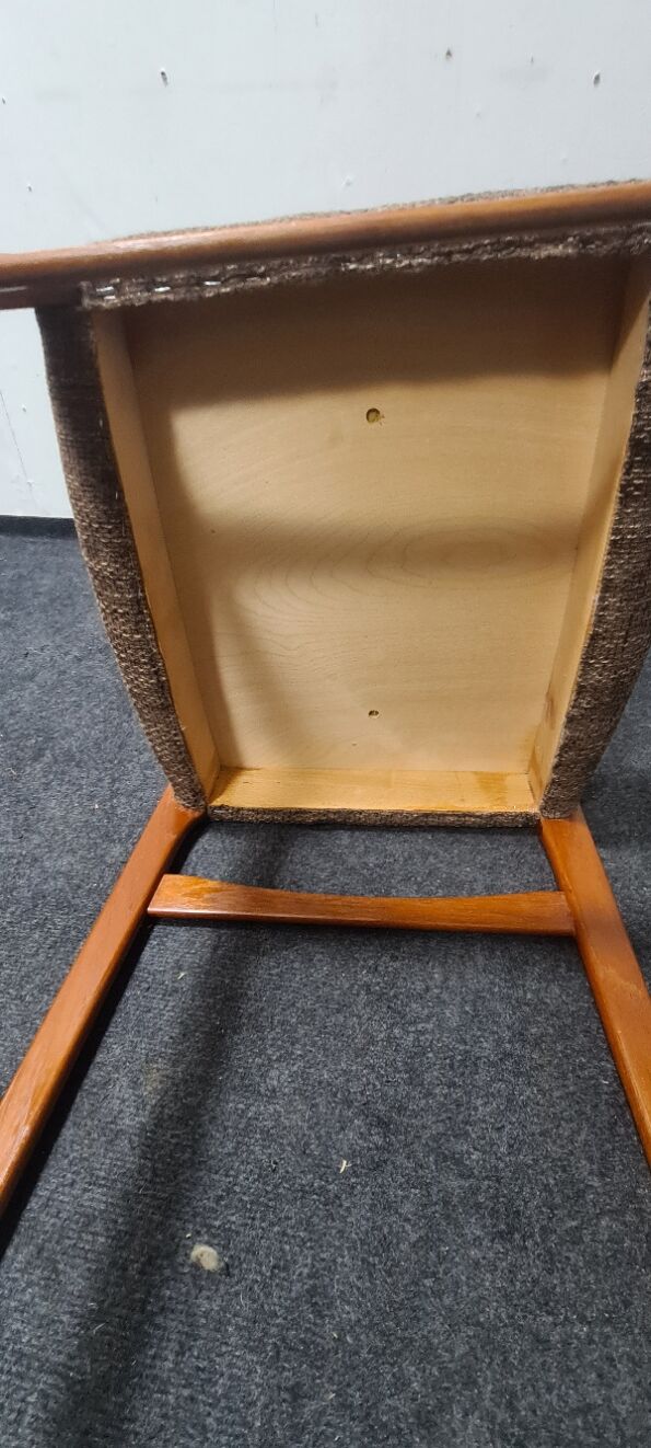Set of 4 vintage teak dining chairs