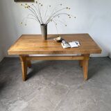 Table, mobilier de montagne en hêtre, 1950