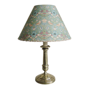 Lampe bougeoir en laiton