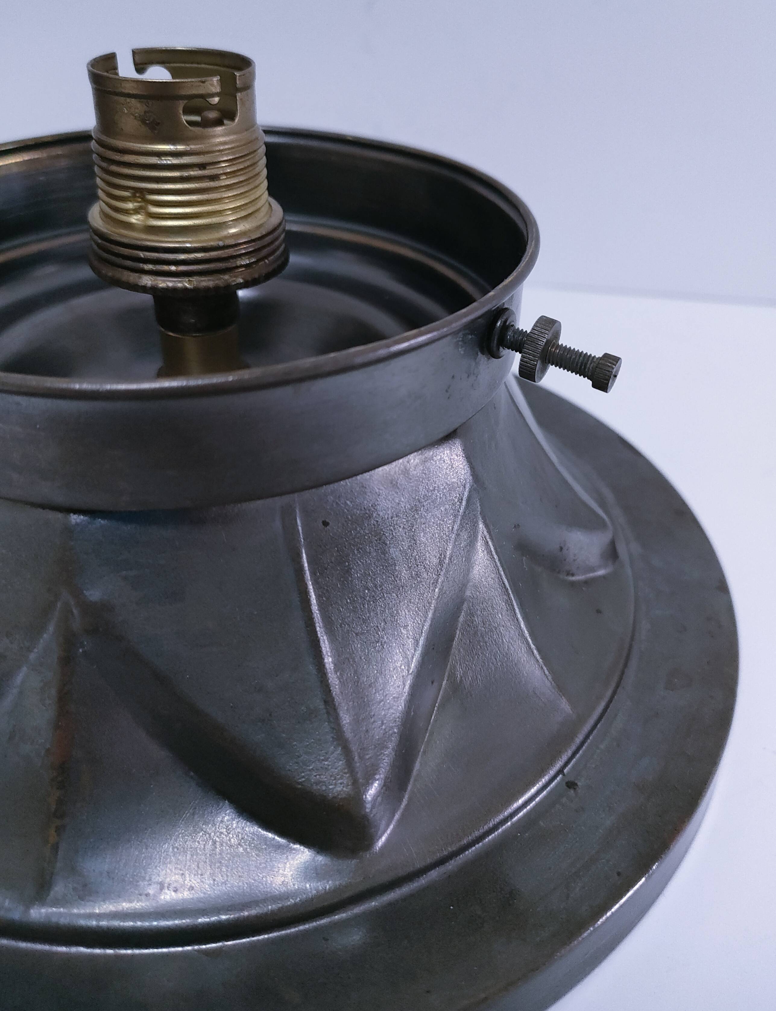 Large art deco skyscraper building ceiling light 1930