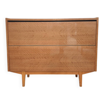 Wooden storage chest for linen or toys Jitona Sobeslav 1960