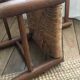 Children's chair wood and straw