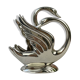 Tin mail holder couple of swans